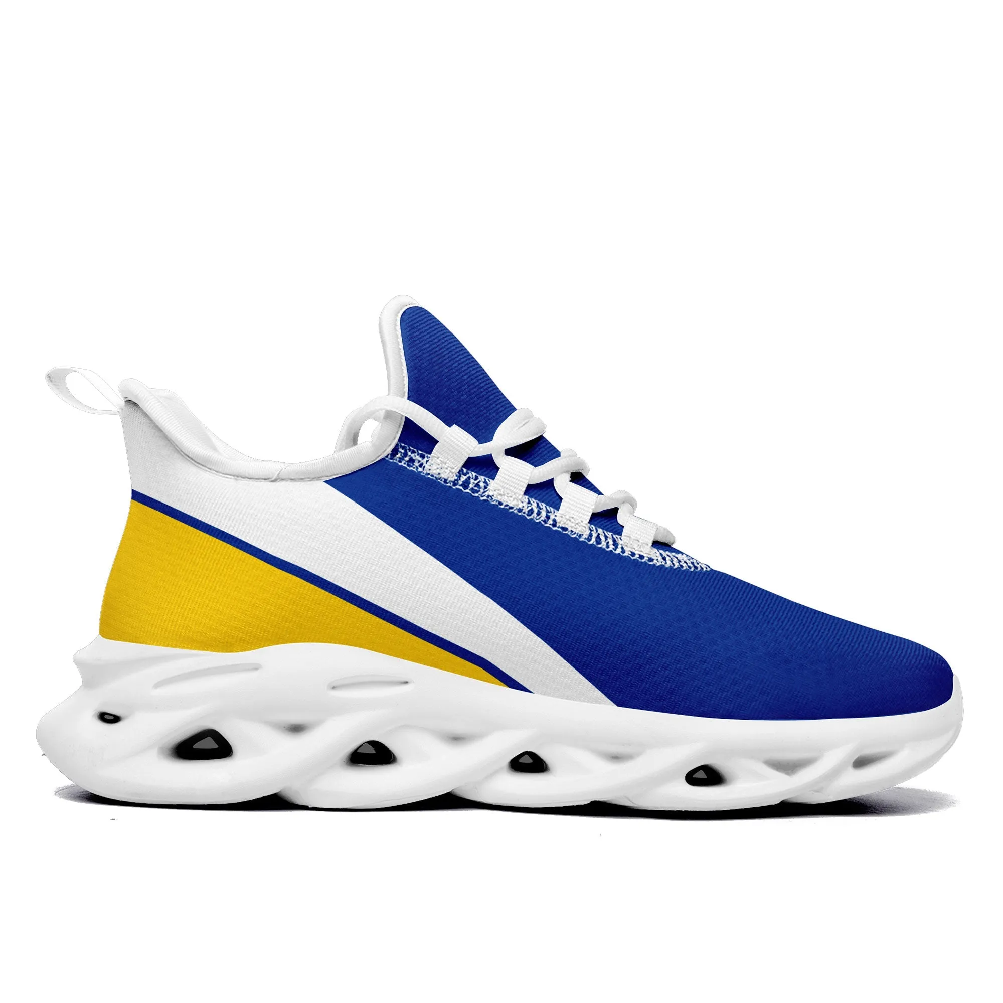 Custom Blue Yellow Jersey MaxSoul Shoes and Hat Combo Offer Personalized ZH-bd0b007e-a0