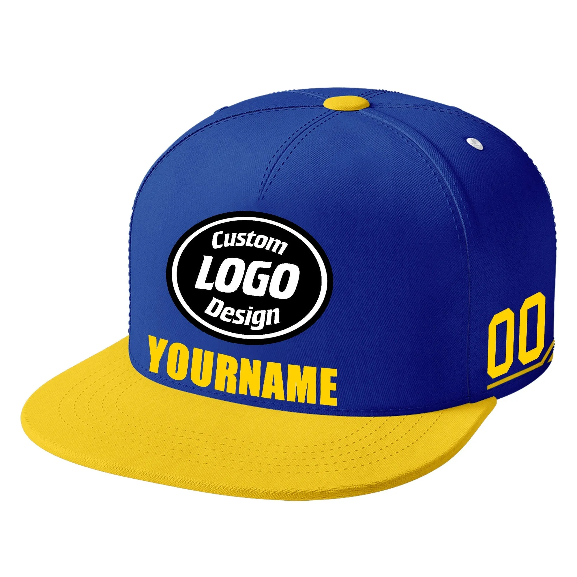 Custom Blue Yellow Jersey MaxSoul Shoes and Hat Combo Offer Personalized ZH-bd0b007e-a0