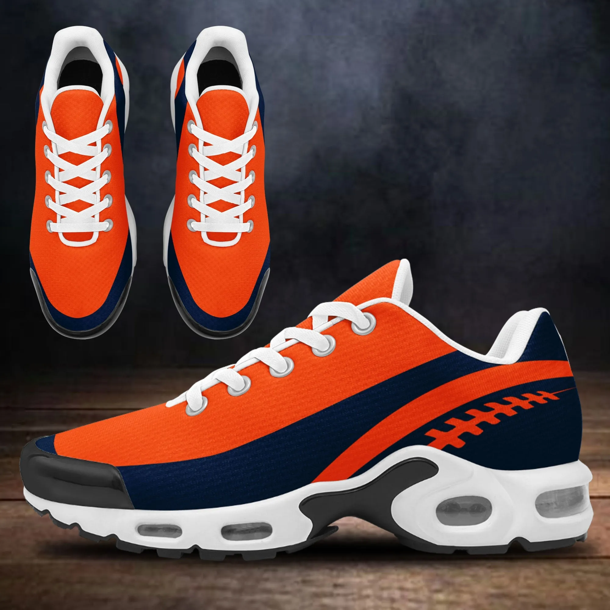 Custom Orange Blue TN Shoes Personalized Sneakers TN-D020077-10