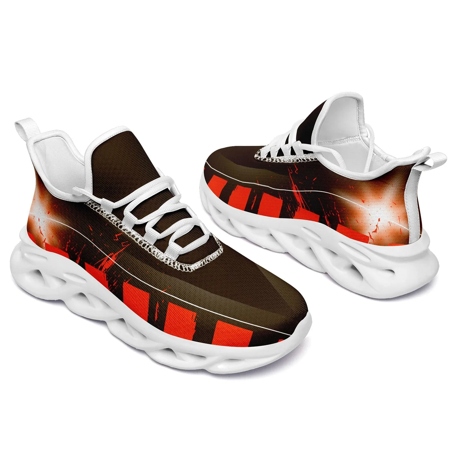 Custom Orange Brown Cleveland Maxsoul Shoes Personalized Sneaker FN003-D020260-8 Custom Online