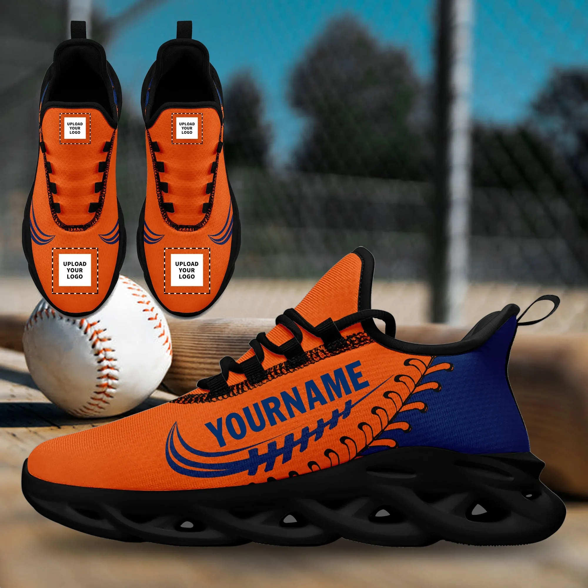 Custom Orange Jersey MaxSoul Shoes and Hat Combo Offer Personalized ZH-bd0b00e0-a