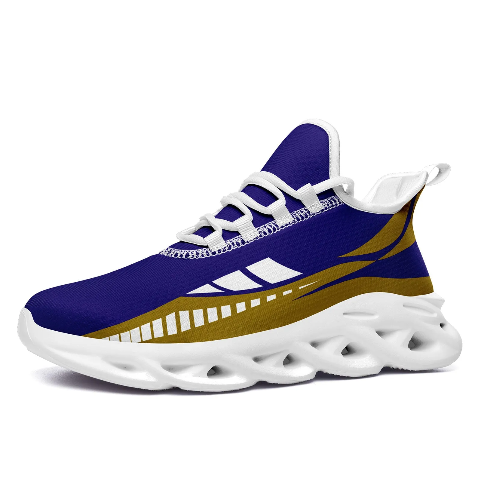 Custom Purple Yellow Baltimore Maxsoul Shoes Personalized Sneaker FN003-D020325-2