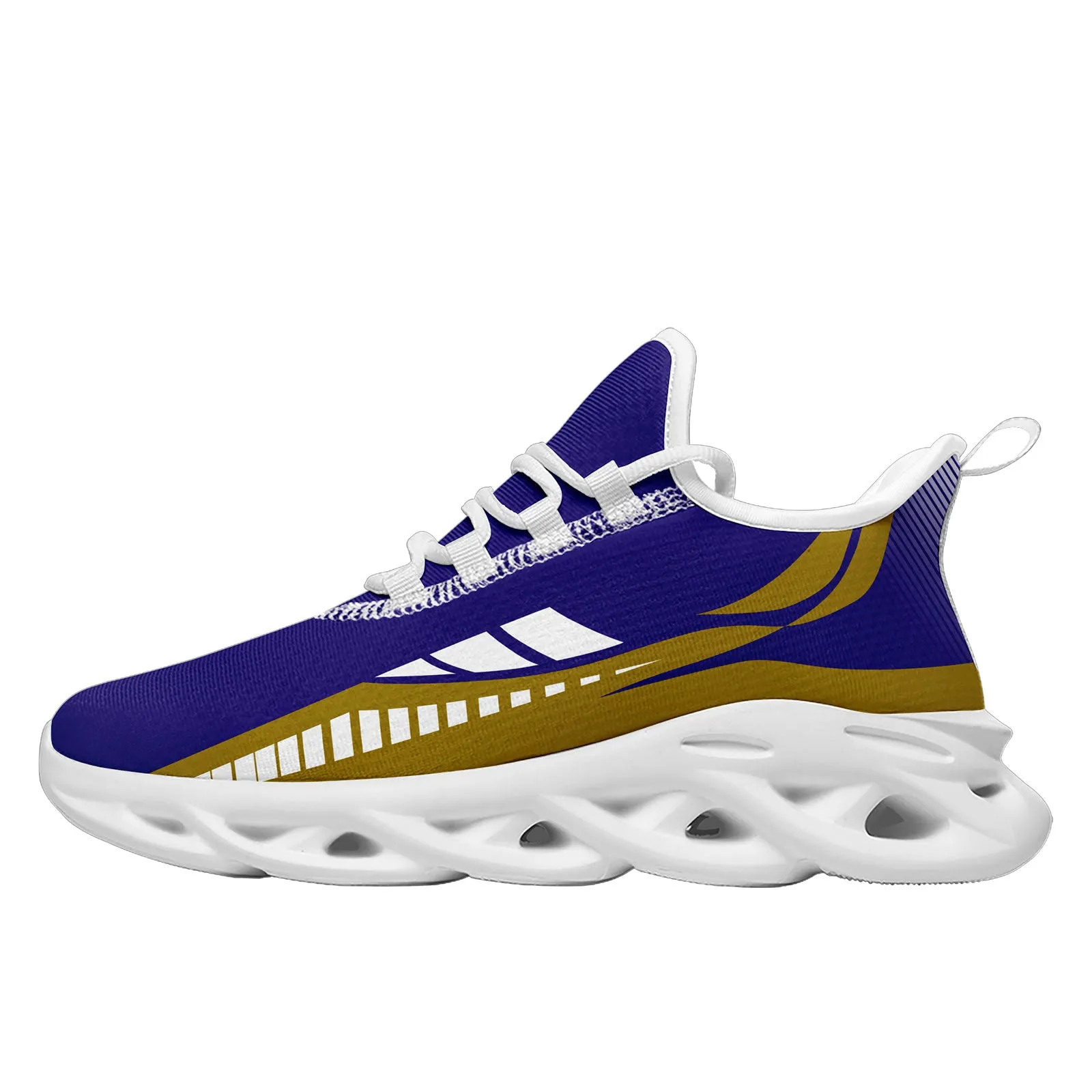 Custom Purple Yellow Baltimore Maxsoul Shoes Personalized Sneaker FN003-D020325-2