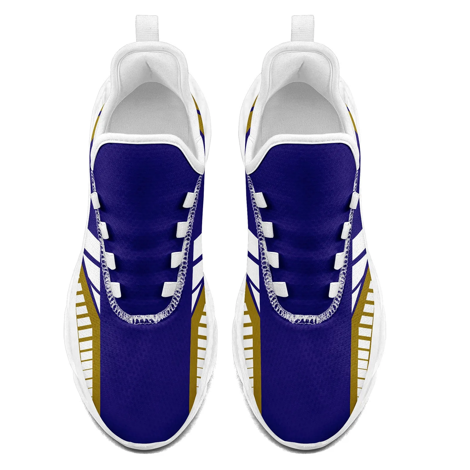 Custom Purple Yellow Baltimore Maxsoul Shoes Personalized Sneaker FN003-D020325-2