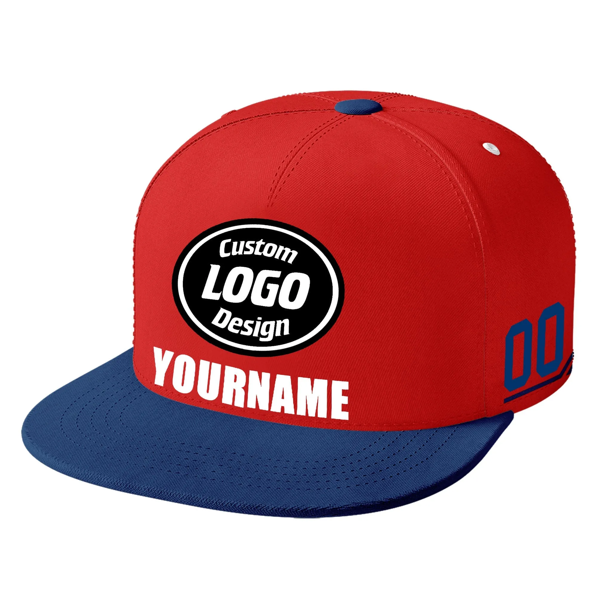 Custom Red Blue Jersey MaxSoul Shoes and Hat Combo Offer Personalized ZH-bd0b007e-e