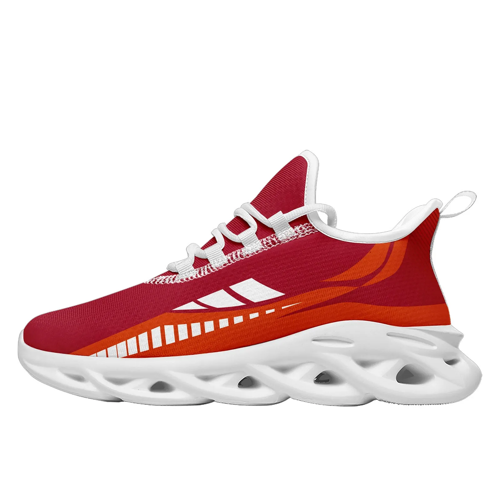 Custom Red Orange Tampa Bay Maxsoul Shoes Personalized Sneaker FN003-D020325-29