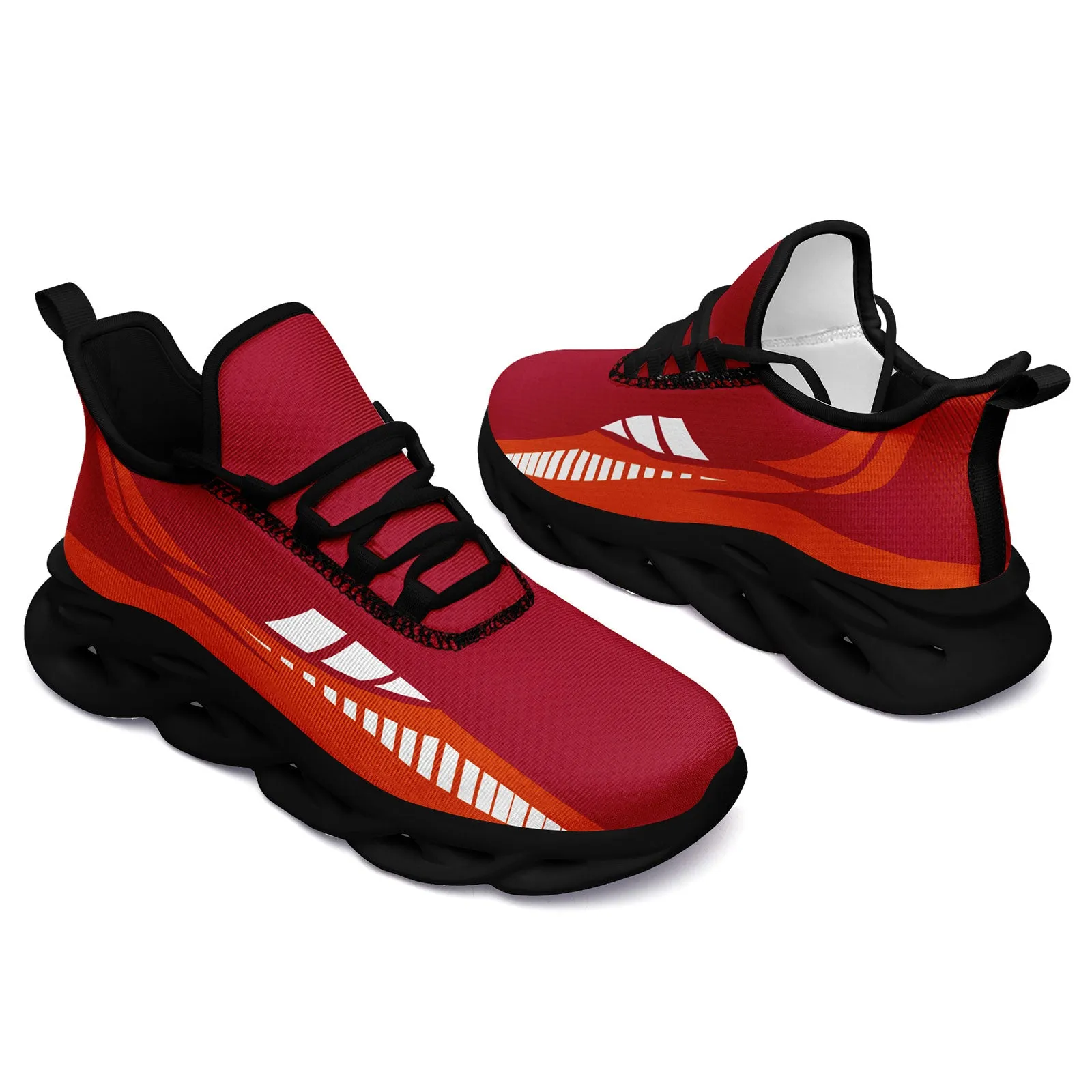 Custom Red Orange Tampa Bay Maxsoul Shoes Personalized Sneaker FN003-D020325-29