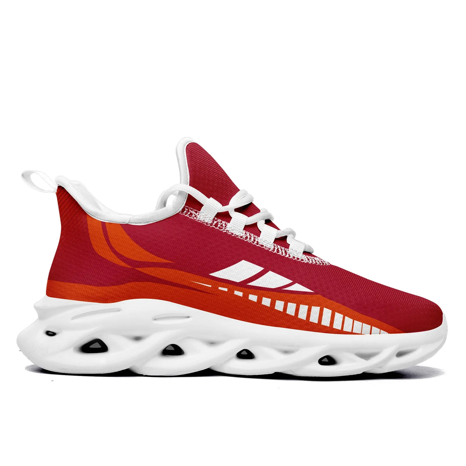 Custom Red Orange Tampa Bay Maxsoul Shoes Personalized Sneaker FN003-D020325-29