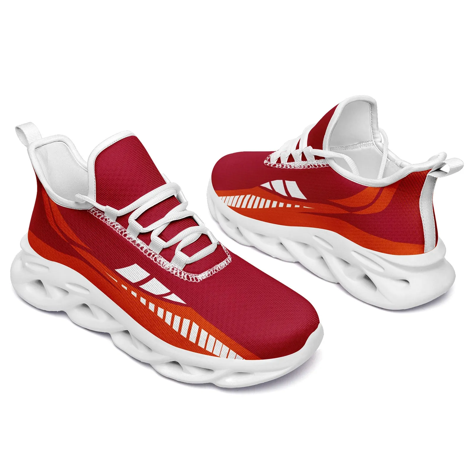 Custom Red Orange Tampa Bay Maxsoul Shoes Personalized Sneaker FN003-D020325-29