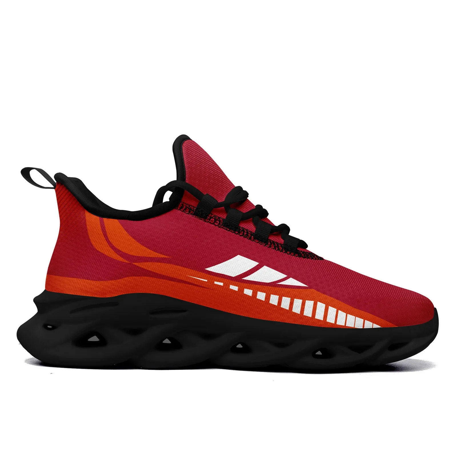 Custom Red Orange Tampa Bay Maxsoul Shoes Personalized Sneaker FN003-D020325-29