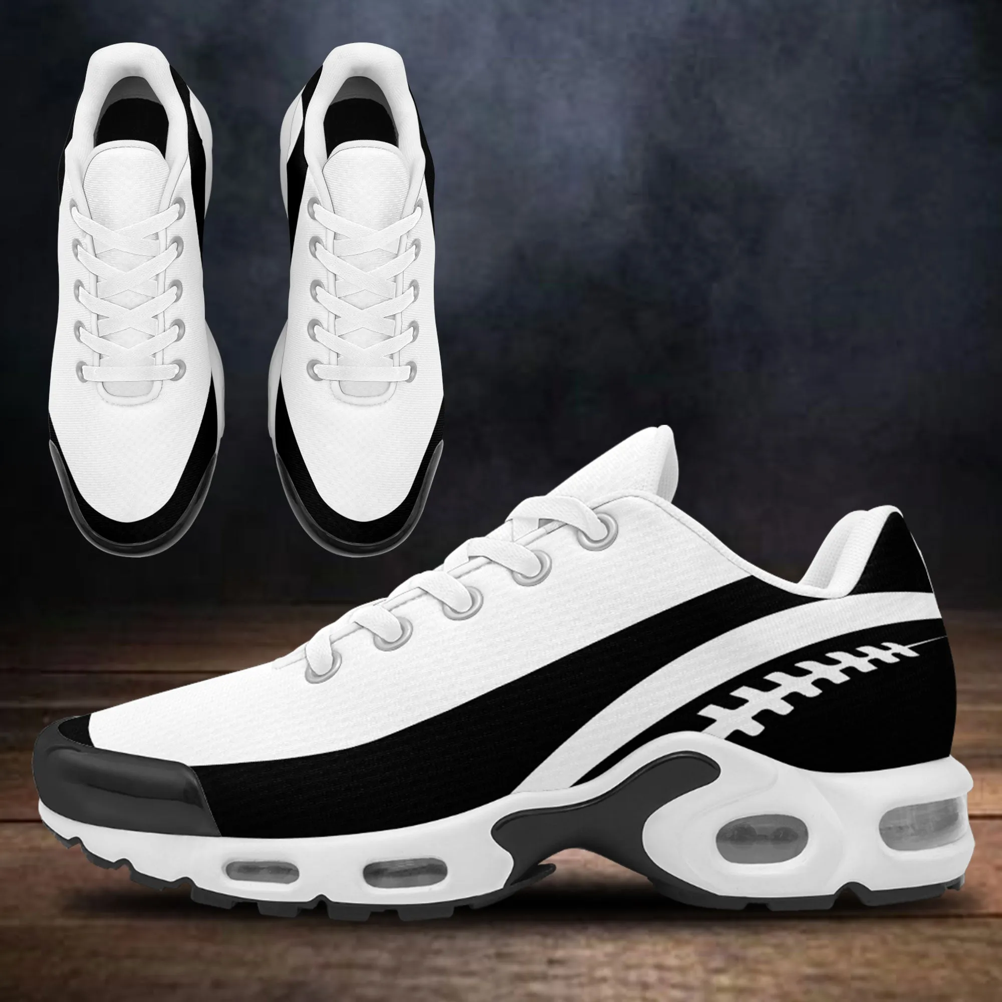 Custom White Black TN Shoes Personalized Sneakers TN-D020077-19