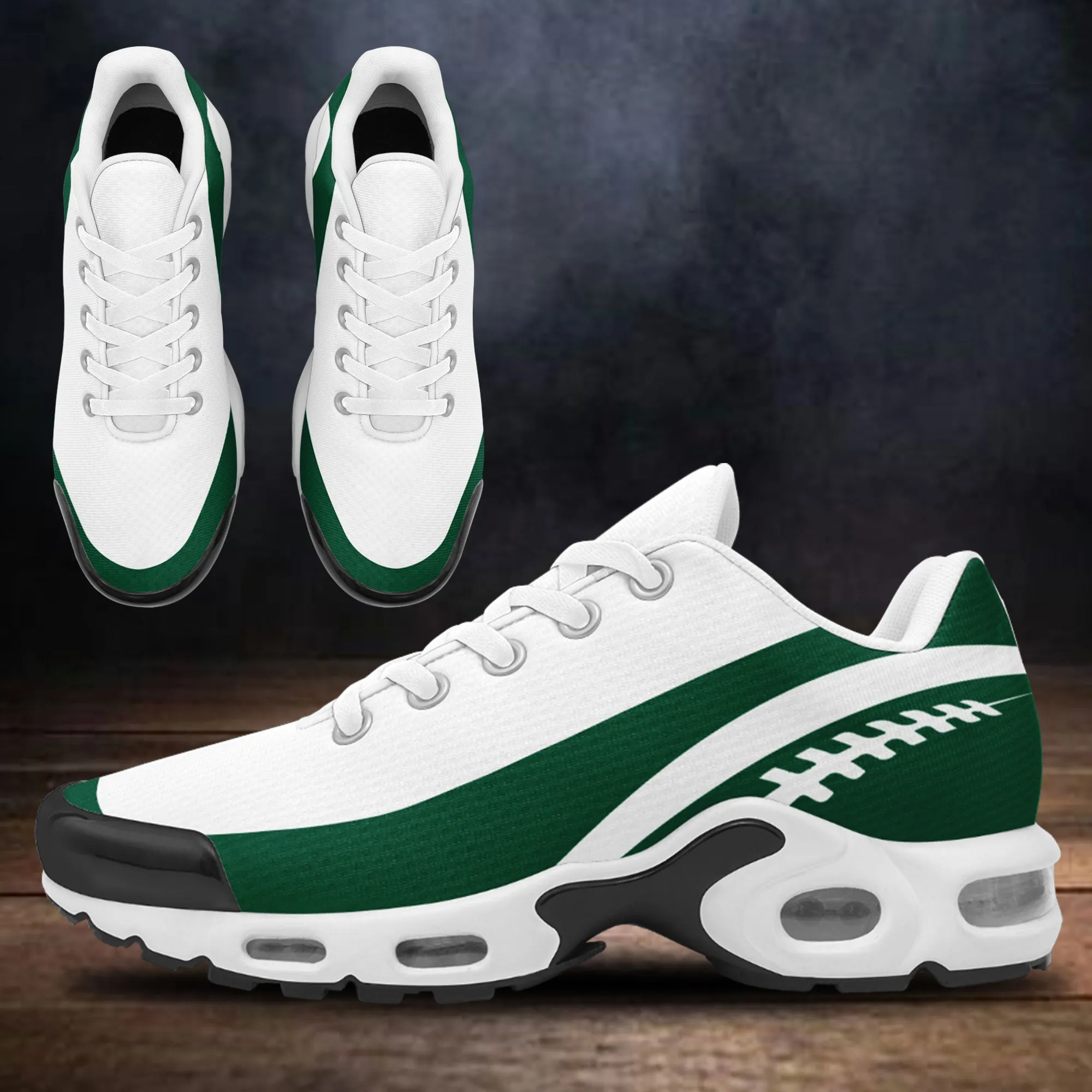 Custom White Green TN Shoes Personalized Sneakers TN-D020077-20