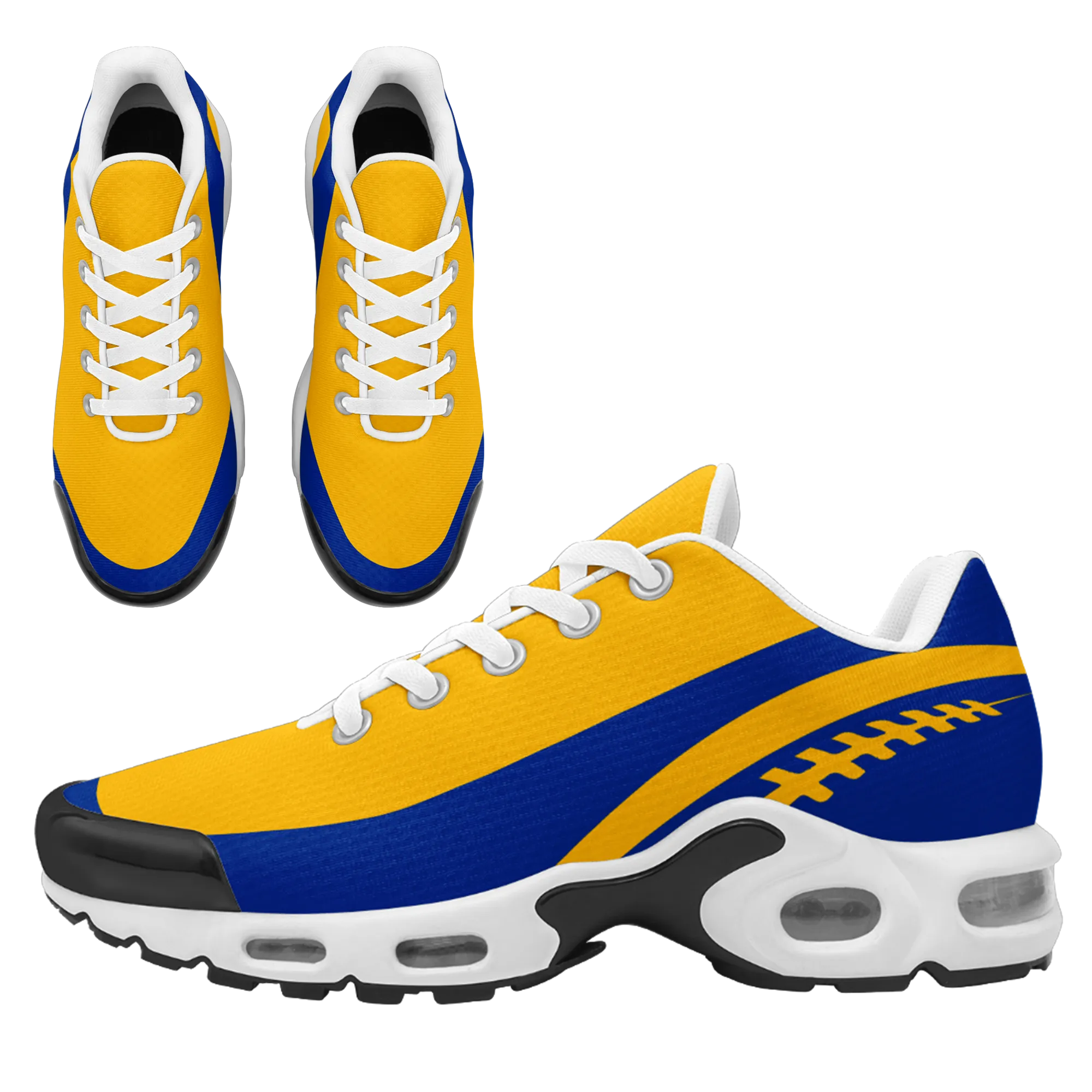 Custom Yellow Blue TN Shoes Personalized Sneakers TN-D020077-15