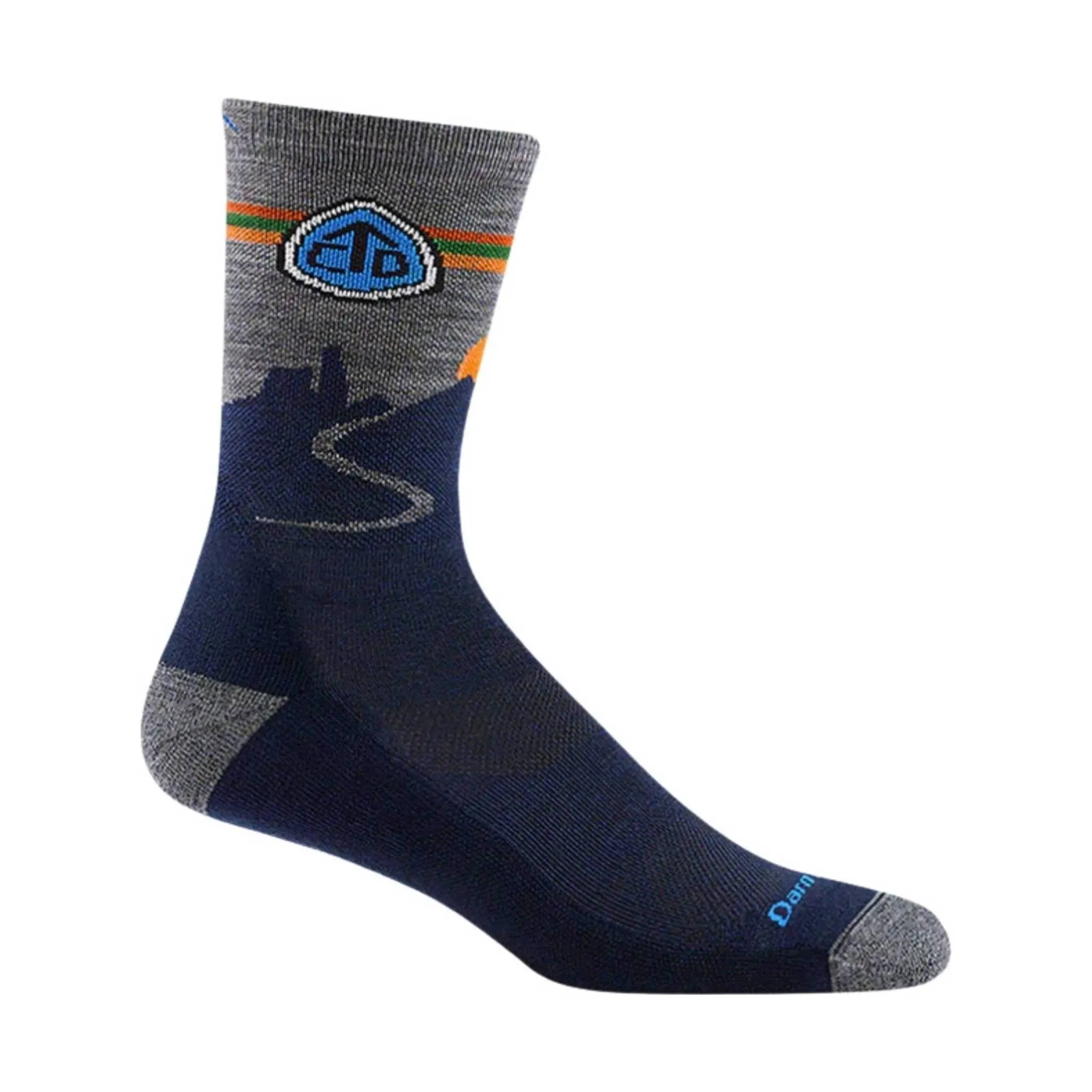 Darn Tough Vermont CDT Micro Crew Lightweight Hiking Sock - Eclipse