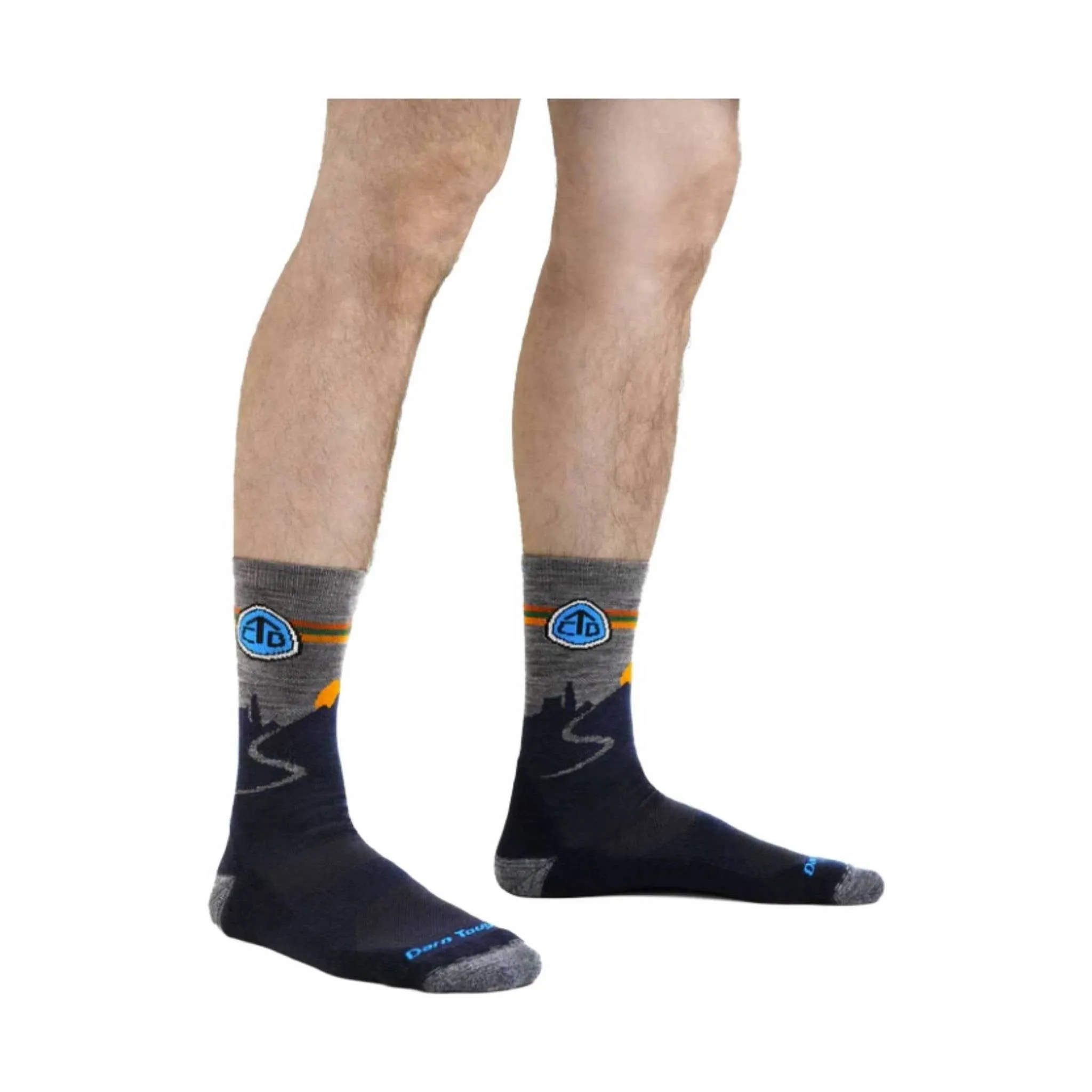 Darn Tough Vermont CDT Micro Crew Lightweight Hiking Sock - Eclipse