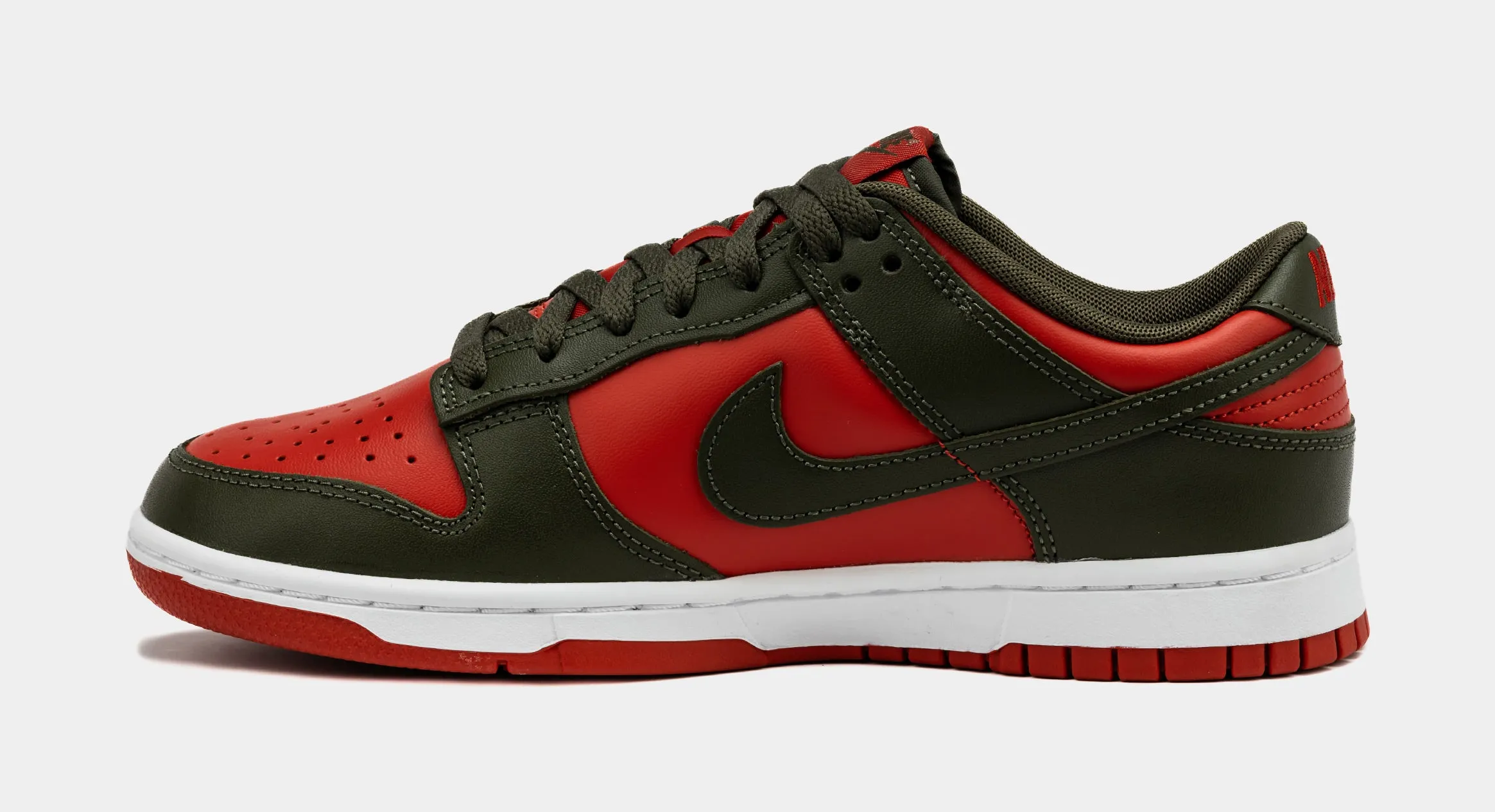 Dunk Low Mystic Red Mens Lifestyle Shoes (Mystic Red/Cargo Khaki/White)