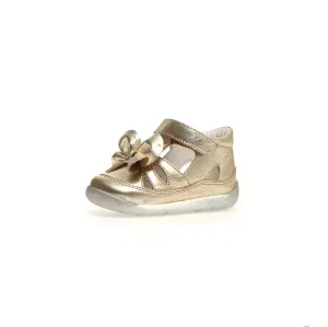 FALCOTTO - Flecher Girls Gold Leather Sandals