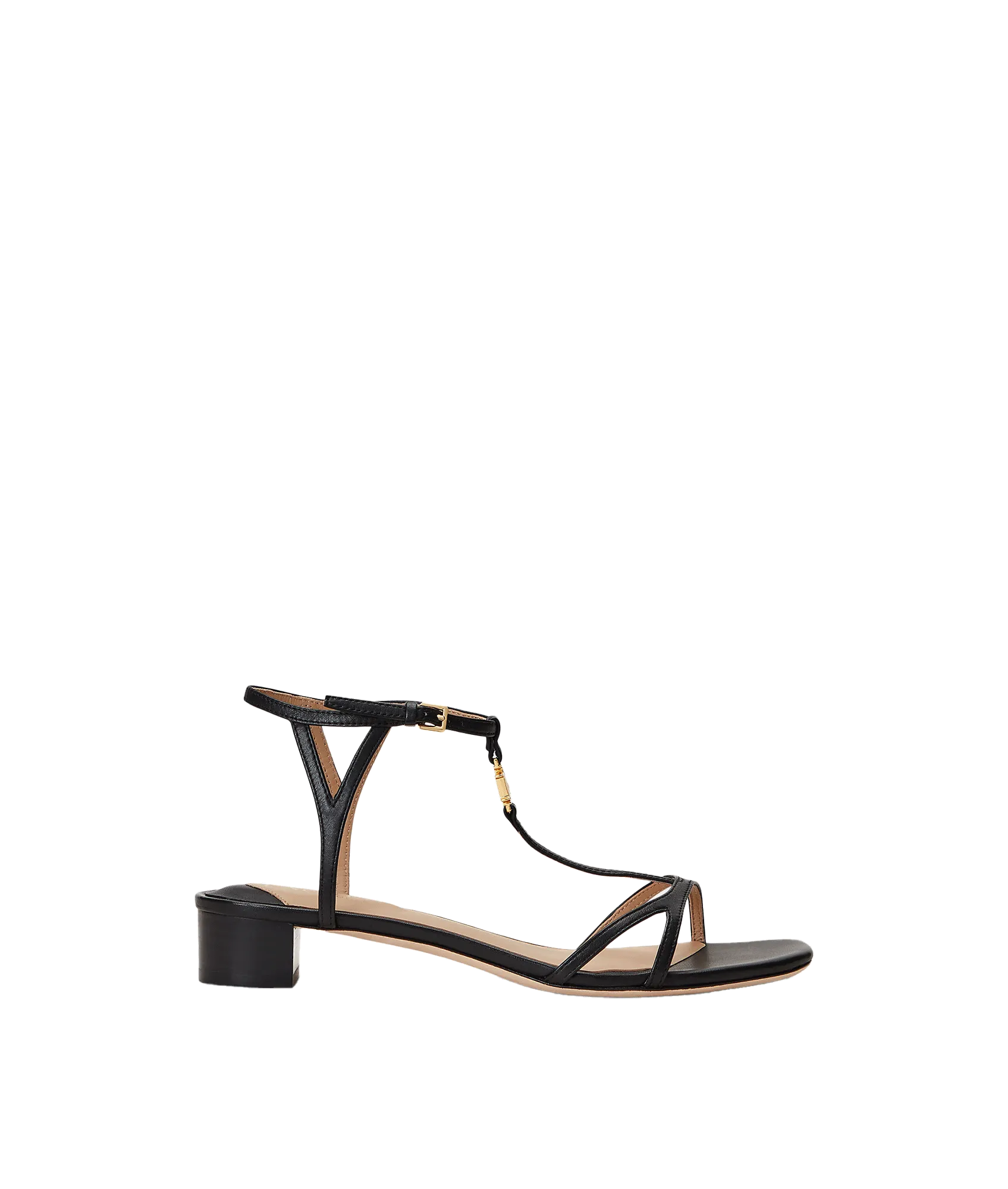 Fallon Nappa Leather Sandal - Black