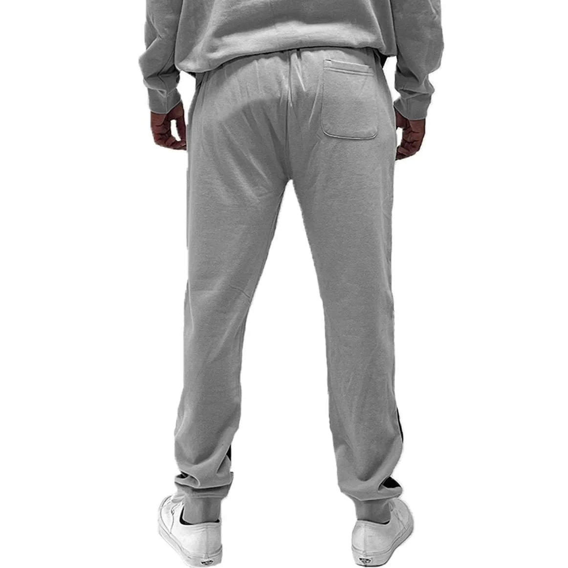 Grey Color Block Sweats