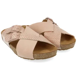 HAFLINGER Unisex Amiga Sandal, Brandy, Men 7 - Women 9