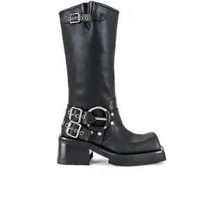 JEFFREY CAMPBELL FRAUDULENT BLACK BOOTS