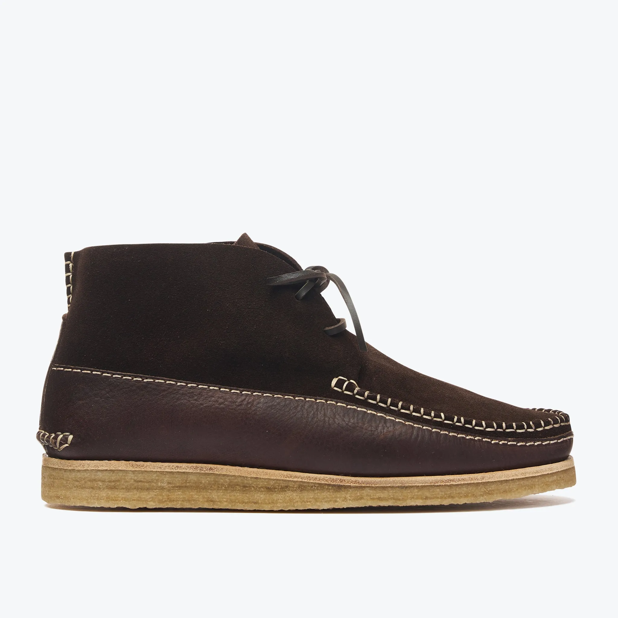 LUCAS CREPE BOOT - DARK BROWN