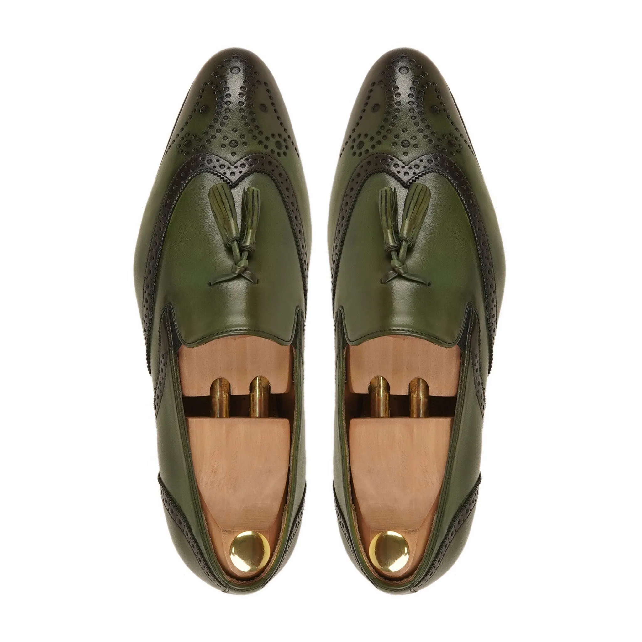 Malmedy - Men's Burnish Green Calf Leather Loafer