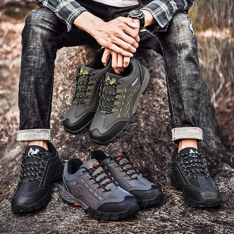 Men Shoes Men Casual Shoes Comfortable Men Outdoor Hiking Shoes Fashion Men's Sneakers Non-slip Rubber Footwear Size 47