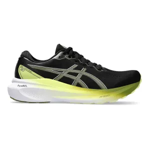 Men's Asics Gel-Kayano 30, Black/Glow Yellow, 8.5 4E Extra Wide