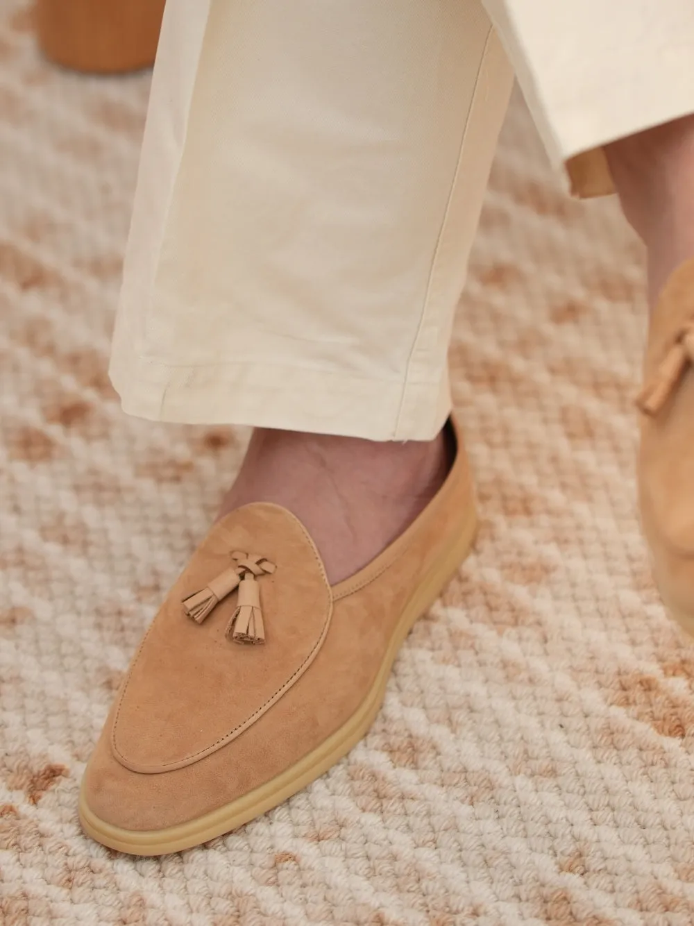 Men's Suede Tassel Loafers