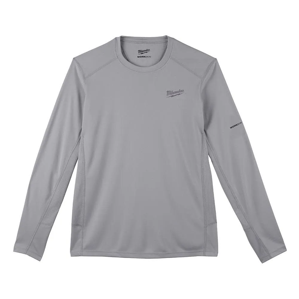 Milwaukee 415G-M WORKSKIN Lightweight Performance Shir, Gray, Medium - Long Sleeve