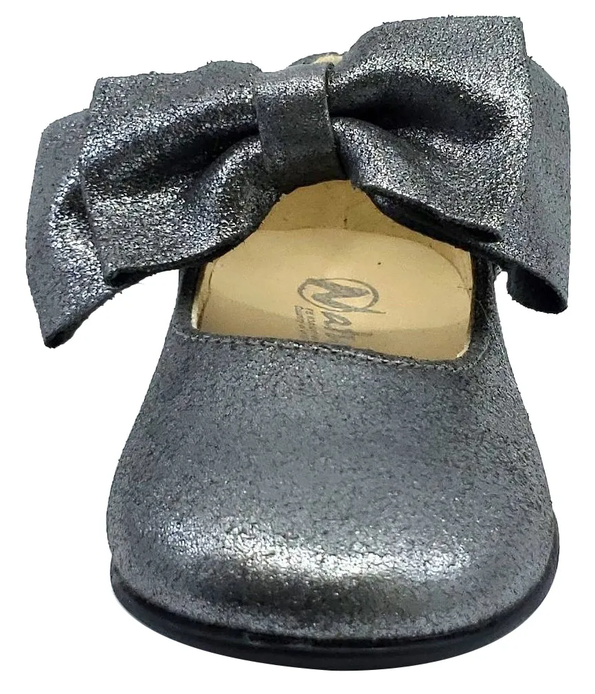 Naturino Girl's STRESA Shoes, VEL.GLITTER ACCIAIO