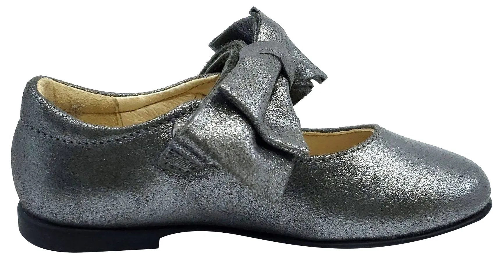 Naturino Girl's STRESA Shoes, VEL.GLITTER ACCIAIO