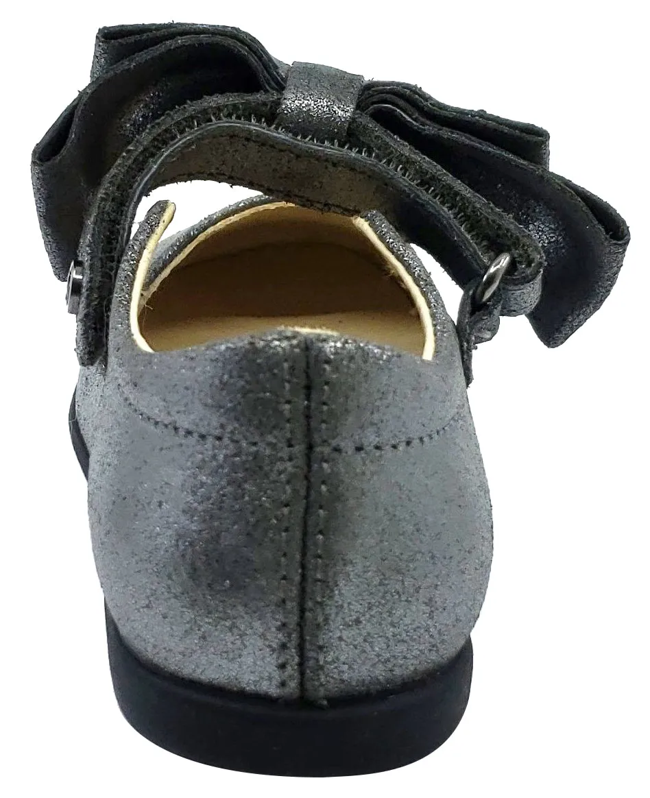 Naturino Girl's STRESA Shoes, VEL.GLITTER ACCIAIO