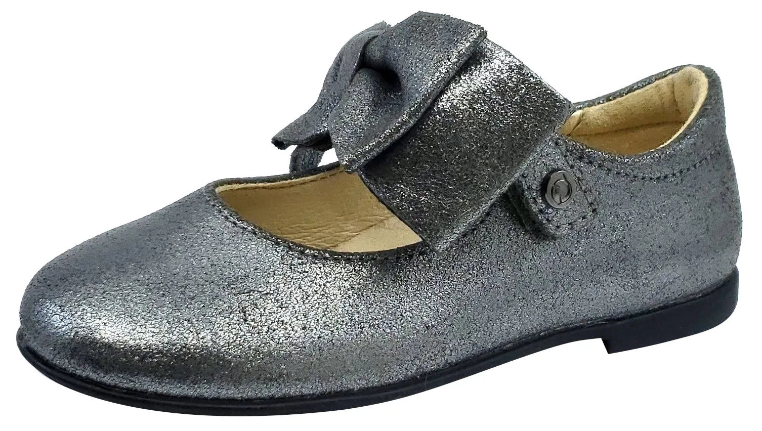 Naturino Girl's STRESA Shoes, VEL.GLITTER ACCIAIO