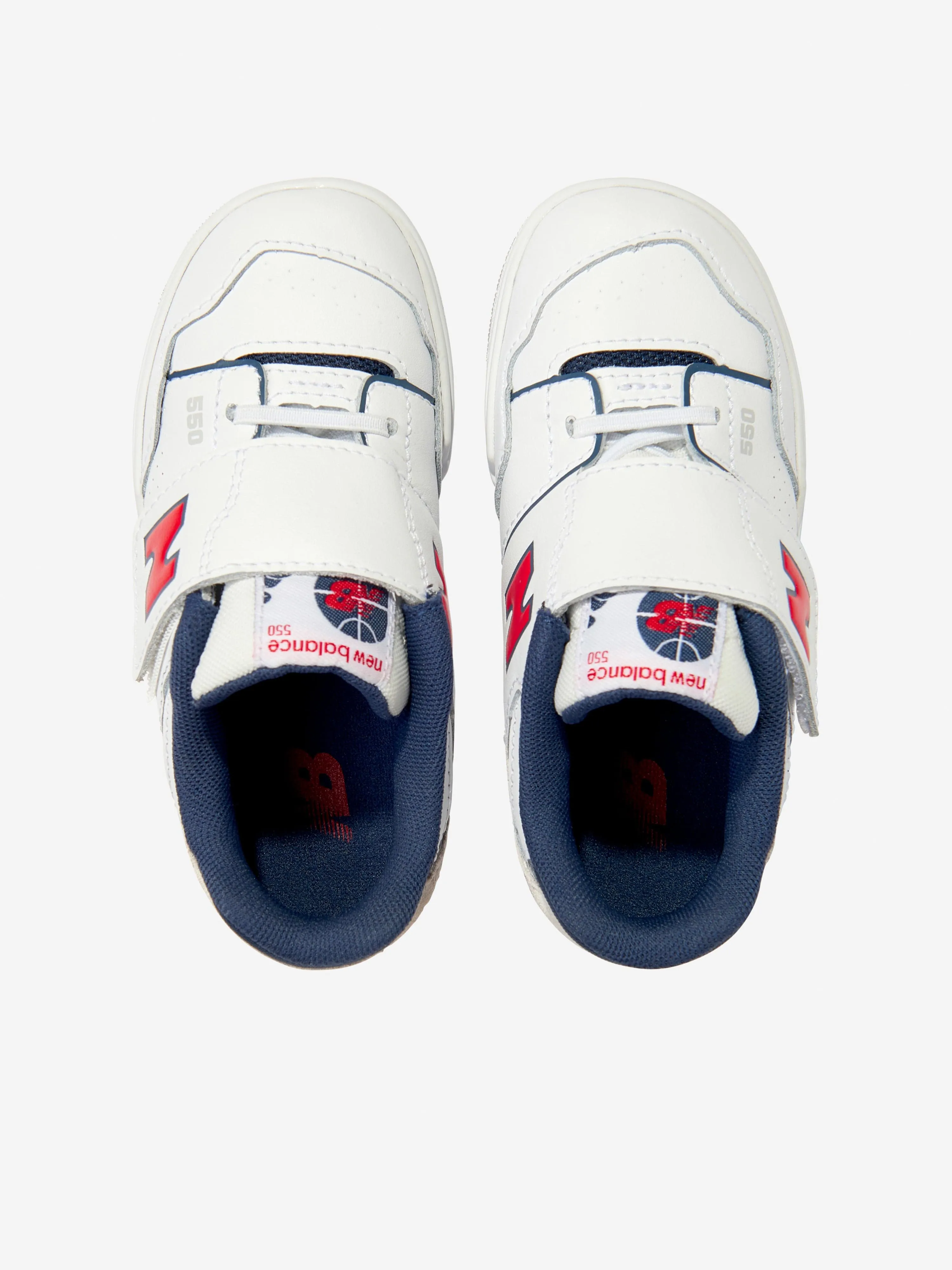 New Balance Kids B550 Trainers in White