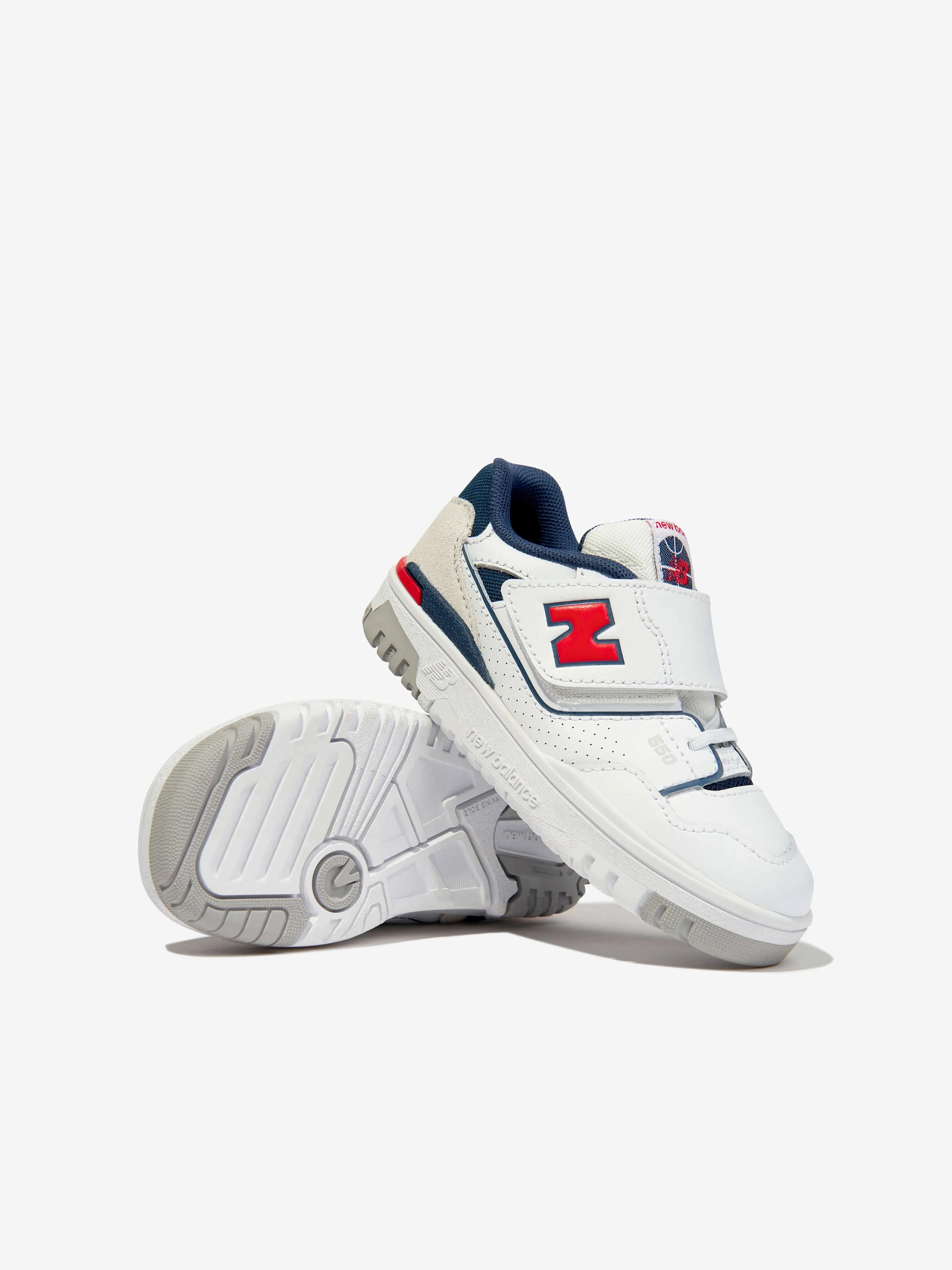 New Balance Kids B550 Trainers in White