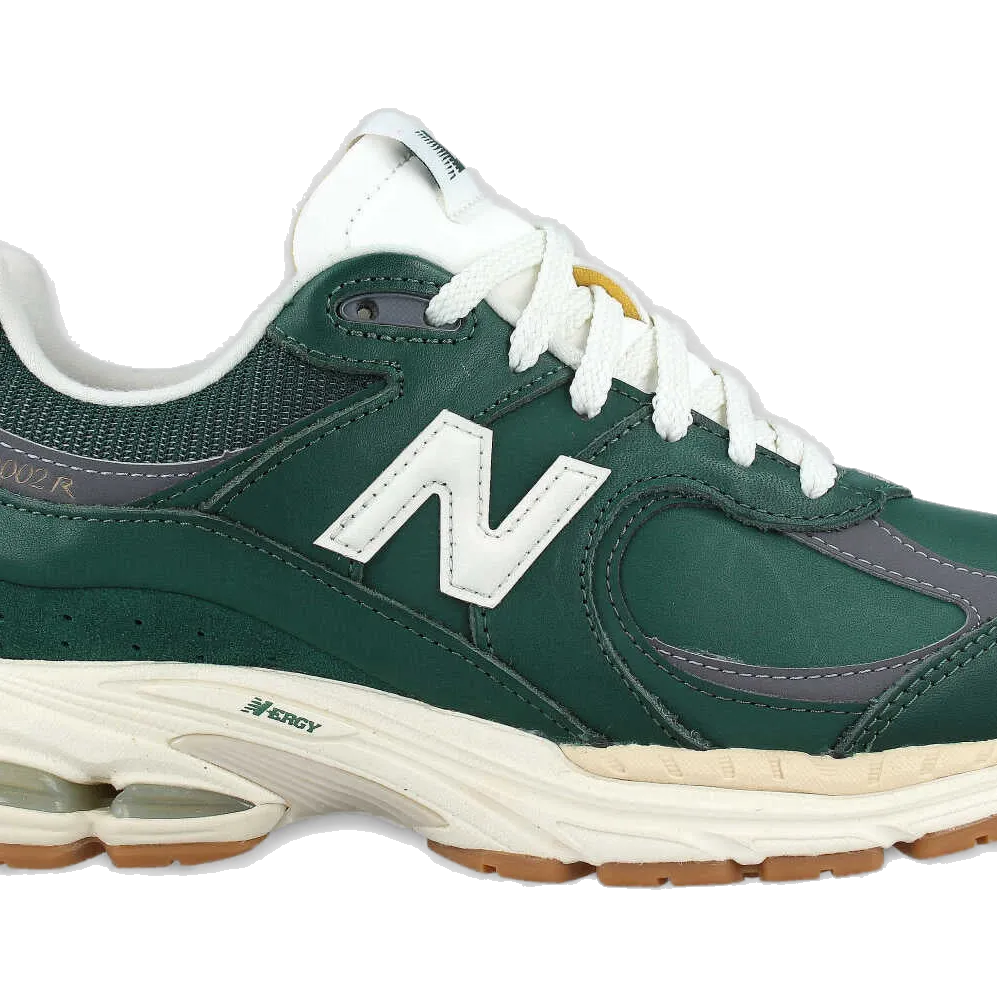 New Balance Men's 2002r Shoes - Nightwatch Green / Grey / White