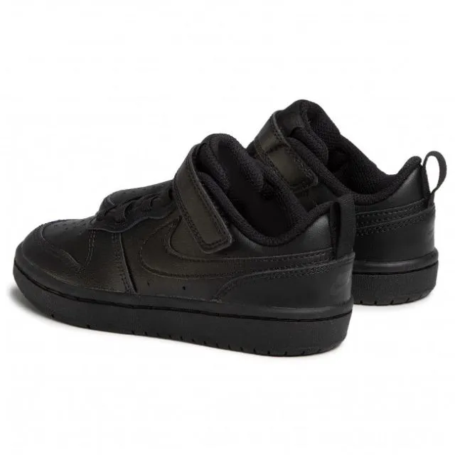 Nike Court Borough Low 2 Ps-Boys Lifestyle Shoes Black Bq5451-001