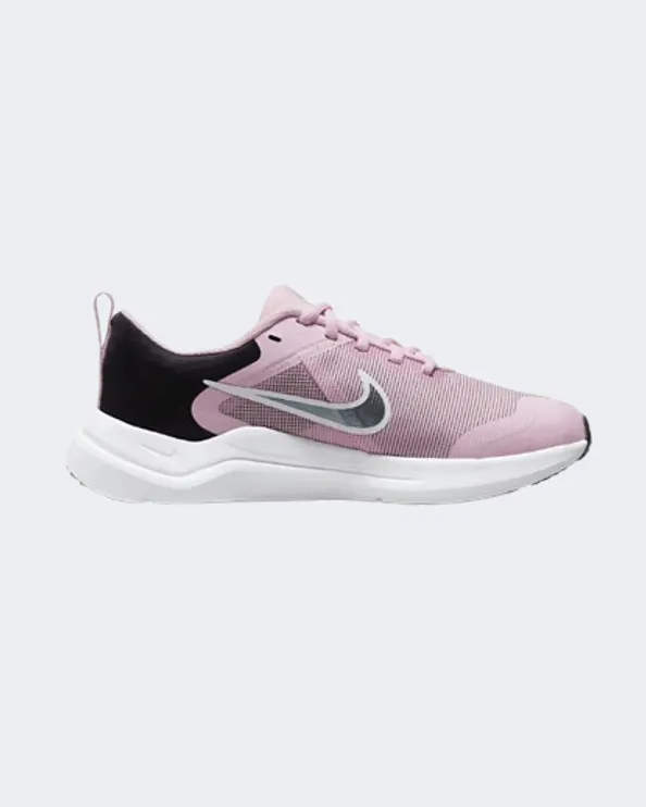 Nike Downshifter 12 Gs-Girls Running Shoes Pink/Black Dm4194-600