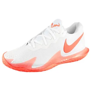 Nike Men's Air Zoom Vapor Cage 4 - Rafa - White/Bright Mango