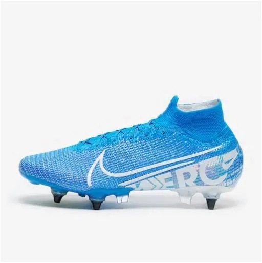 Nike Mercurial Superfly VII Elite SG-PRO AC Soccers Cleats Shoes Blue