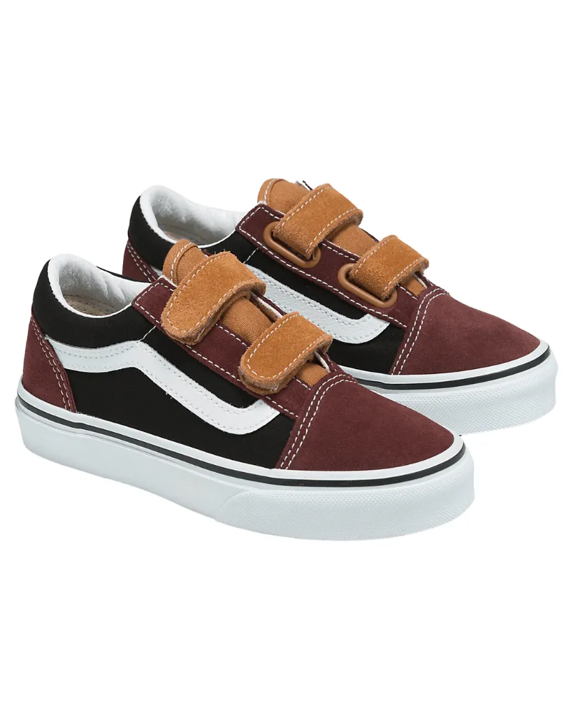 Old Skool V Colour Block Black/Brown Youth