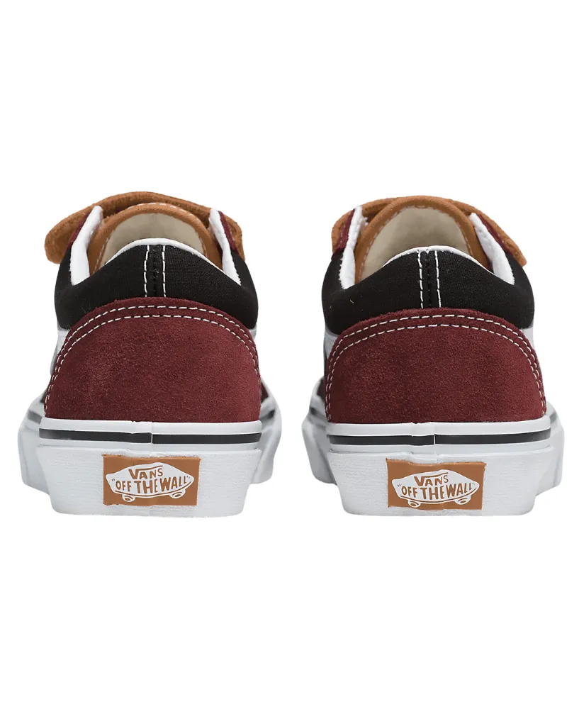 Old Skool V Colour Block Black/Brown Youth