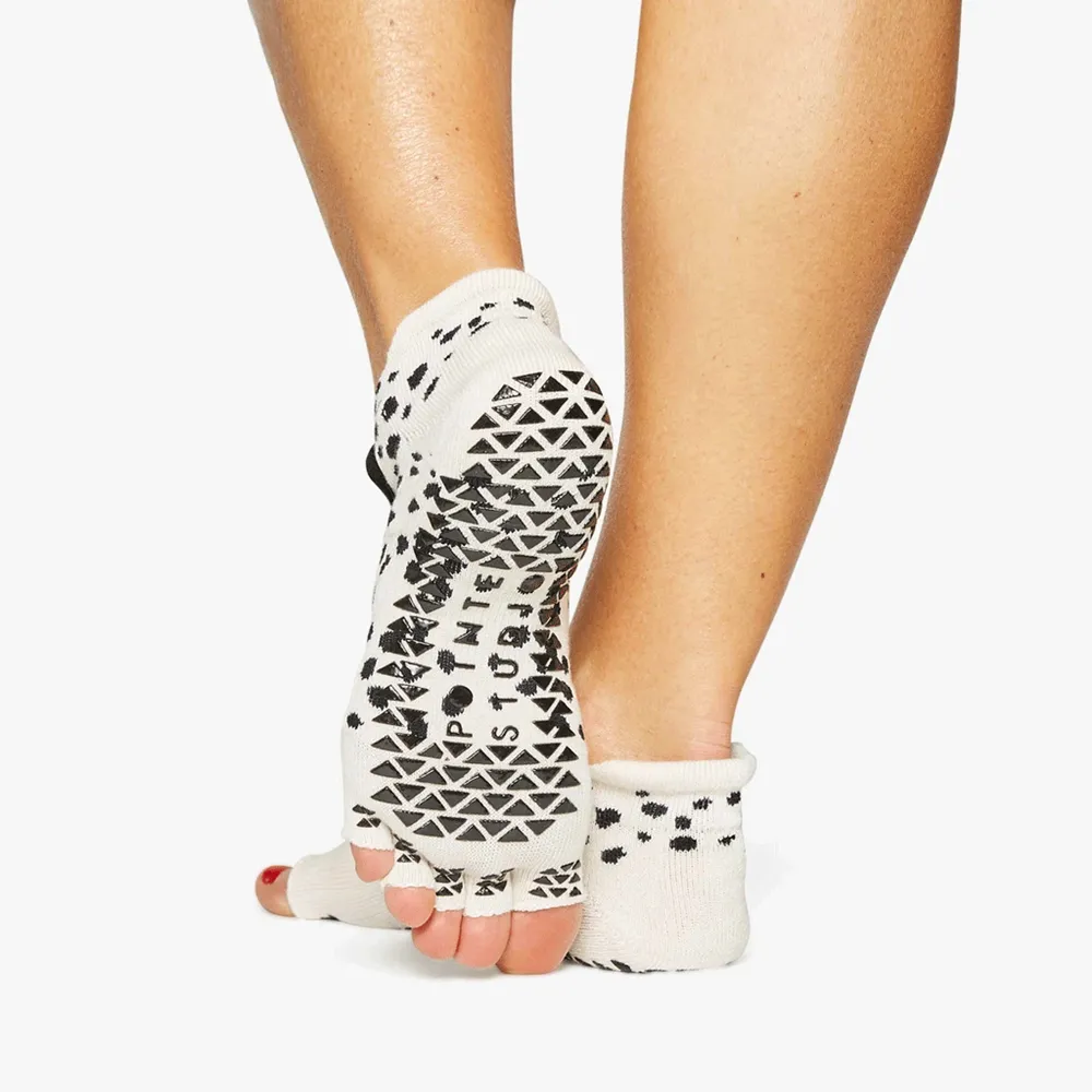 Pointe Studio Dot Toeless Grip Sock