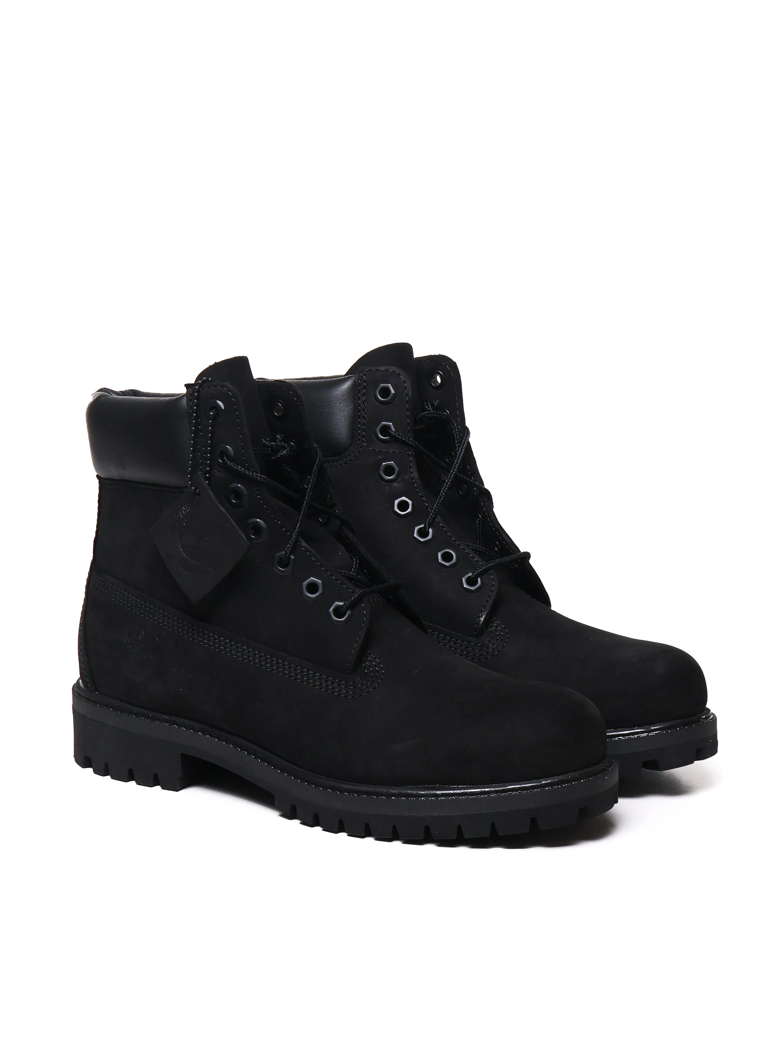 Premium Black Lace-Up Boots