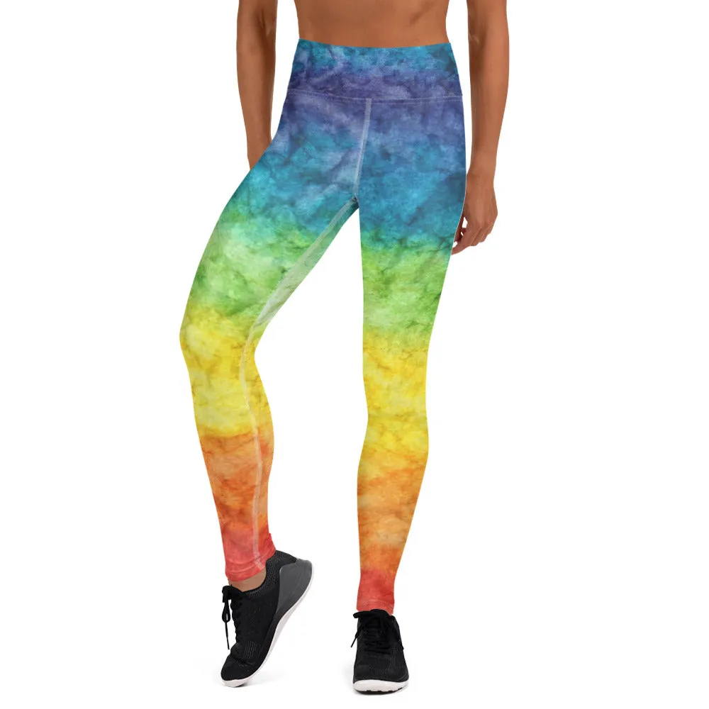 Rainbow High Waist Leggings