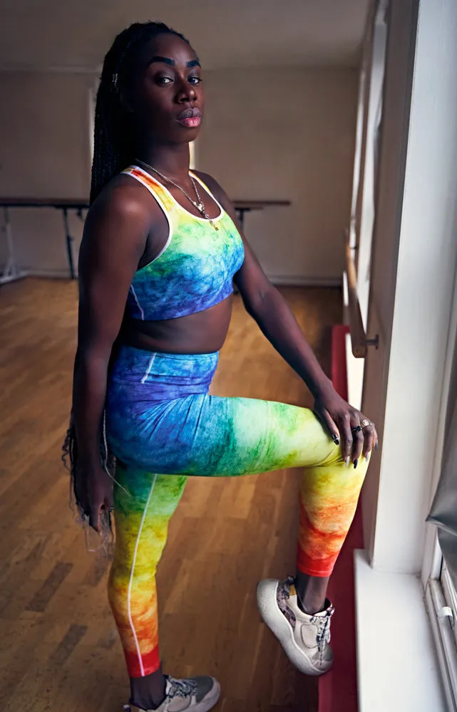 Rainbow High Waist Leggings