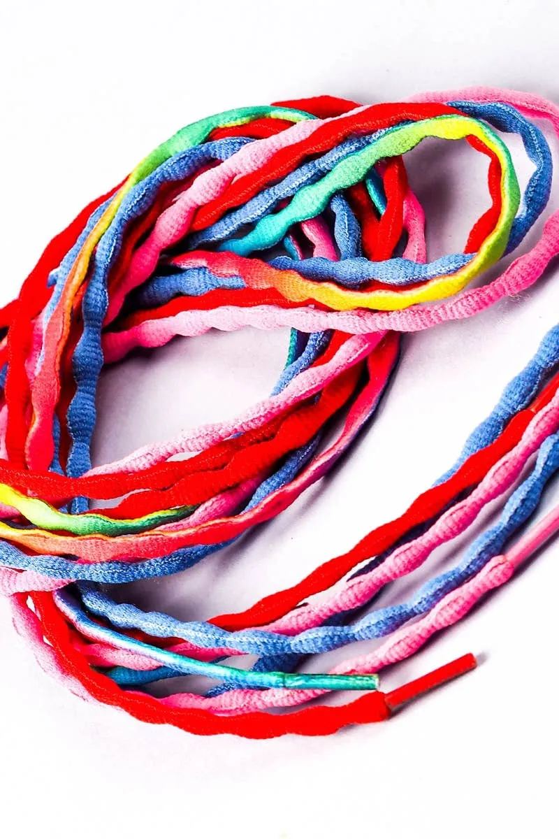 Rebel Shoelaces in Rainbow