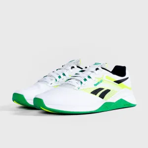 REEBOK - NANO X4 - CLOUD WHITE/SOLAR ACID YELLOW/SPORT GREEN